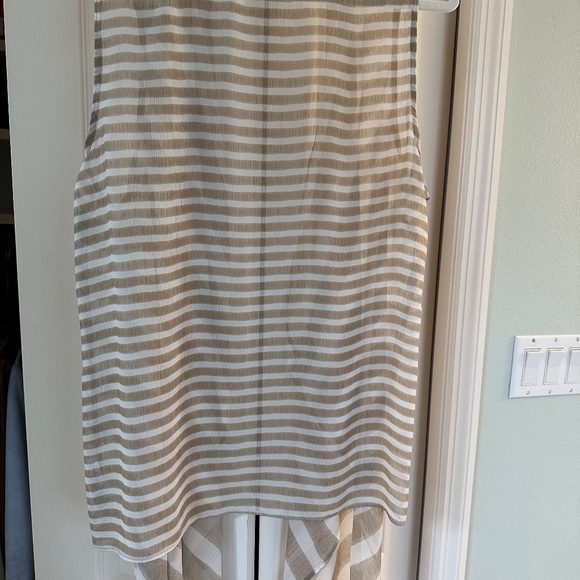 Chico's Striped Semi-sheer Overlay - Picture 6 of 6